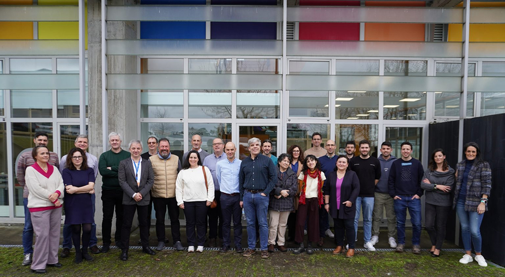 Participantes en la jornada de trabajo entre la ONCE y CItic A Coruña