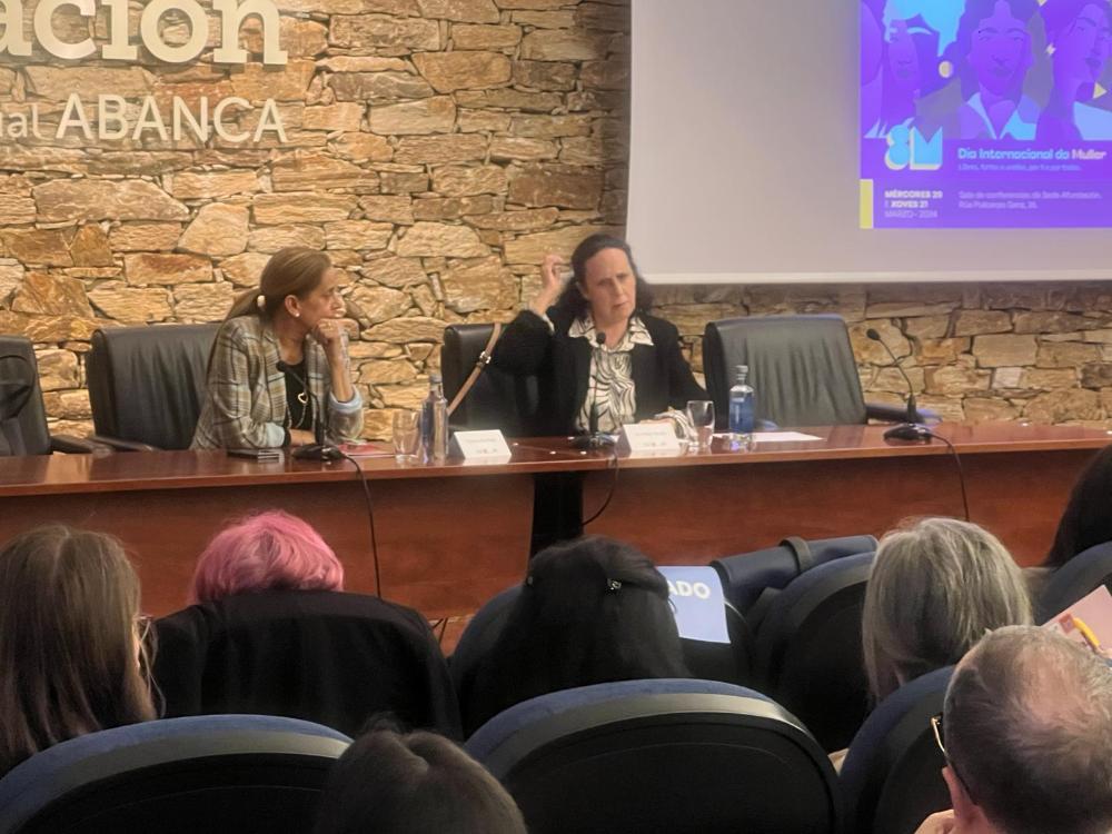 Ana Pelaez durante su intervención