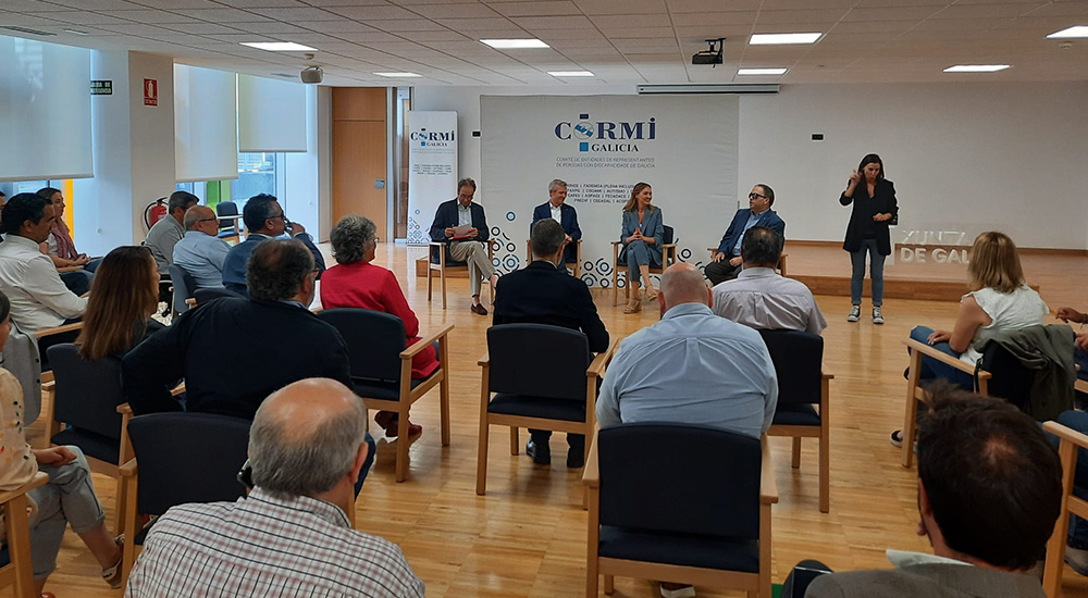 Fernando Ruda, en la asamblea del CERMI Galicia