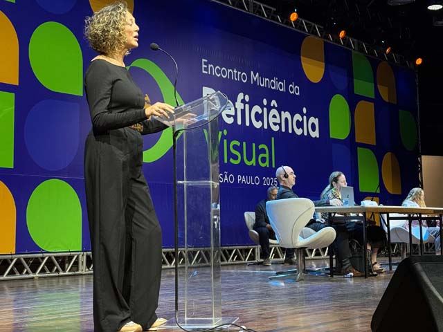 Cristina Chamorro durante su discurso