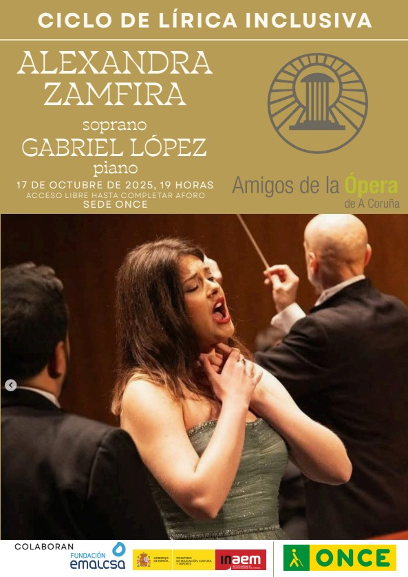 Cartel del concierto de Alexandra Zamfira